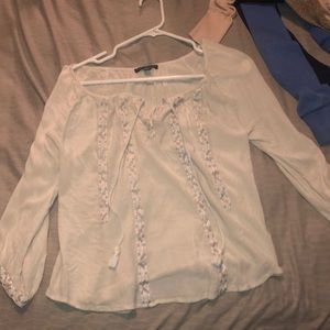 3/4 sleeve white American Eagle Blouse